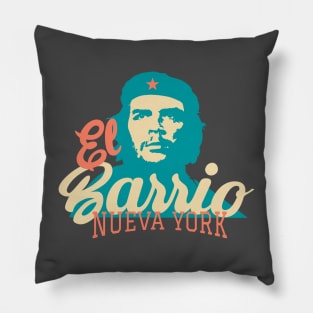 New York El Barrio  -  Spanish Harlem  - El Barrio  NYC Che Guevara Pillow