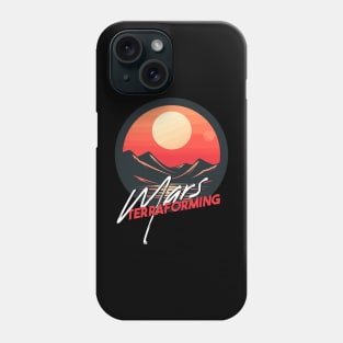 Terraforming Mars, Red Planet Martian Astronomy Art Phone Case