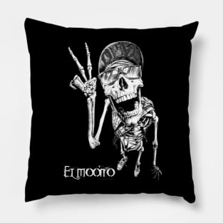 obey skull El Moono Pillow