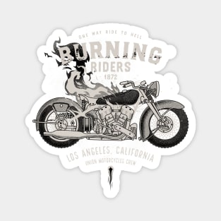 Burning riders Magnet