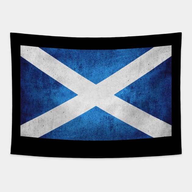 Scotland Flag Tapestry by Madrok