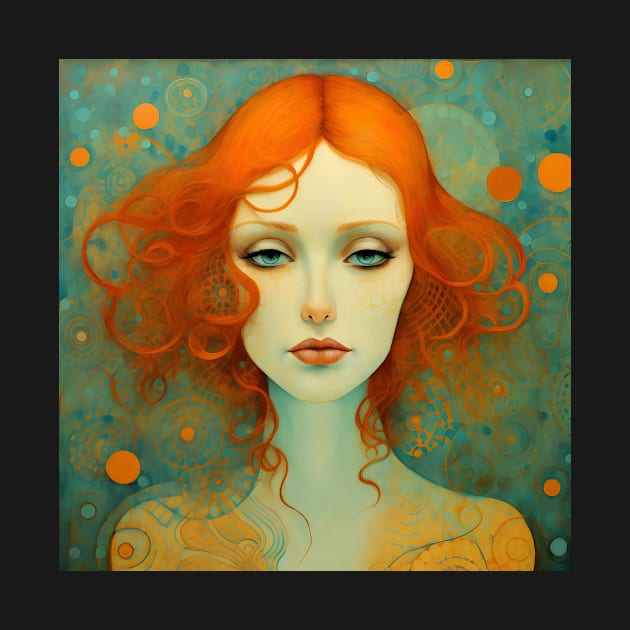 Surreal Redhead by n23tees