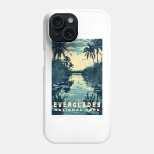 Everglades National Park Vintage Travel  Poster Phone Case