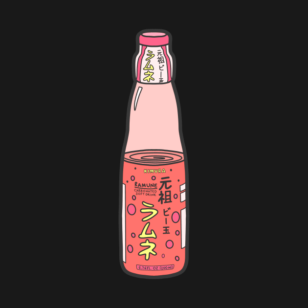 Ramune Soda Japanese Drink by Kelly Louise Art