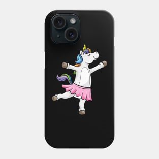 Unicorn as Ballerina with Skirt Phone Case