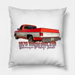 1976 Chevrolet C10 Bonanza Pickup Truck Pillow