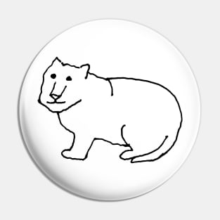 Chonky Snow Leopard Pin