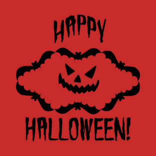 Happy Halloween inside bat layer dark T-Shirt