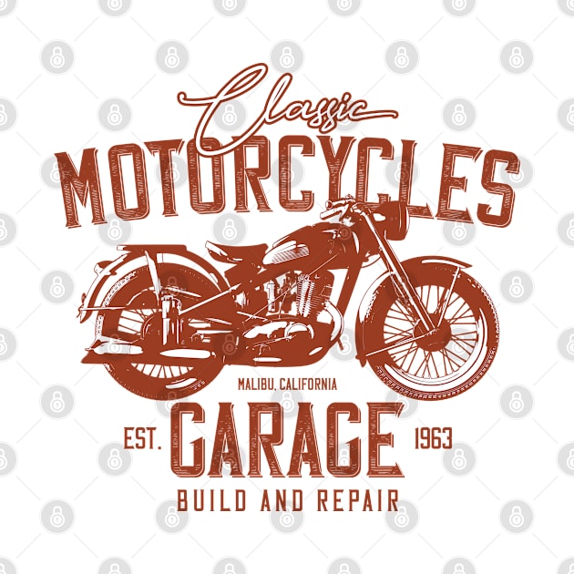 Motocycle garage by Design by Nara