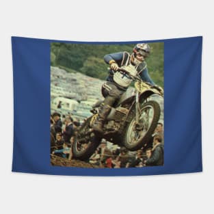 Vintage Motorcycle racing Tapestry