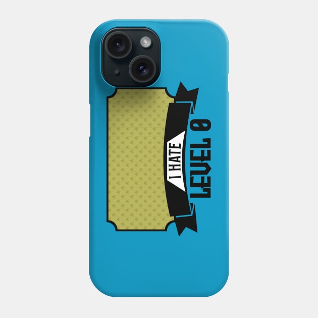 The Backrooms - I Hate Level 0 - Black Outlined Version Phone Case by Nat Ewert Art