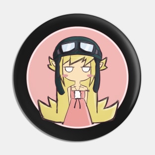 Oshino Shinobu (Monogatari Series) "Pilot Hat 2" Pin