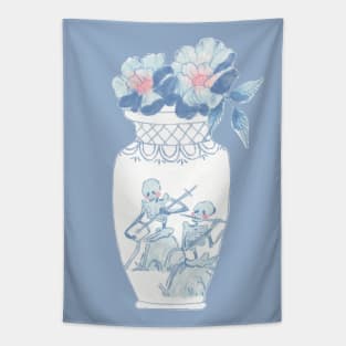 Skeleton Vase Tapestry