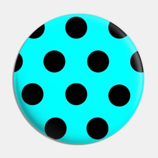 Polka Dot Light Blue Pin