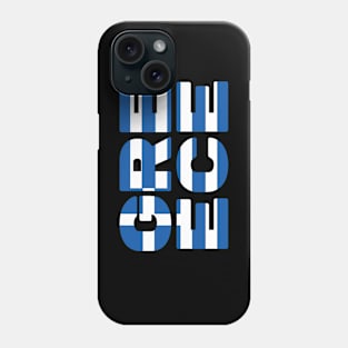 Greece Flag Text Phone Case