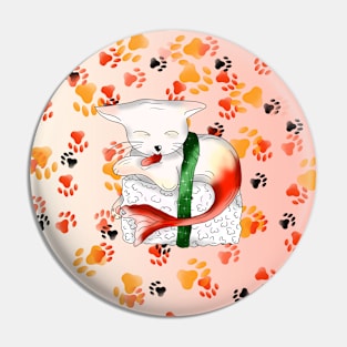 sushi lover red tailed catfish Pin