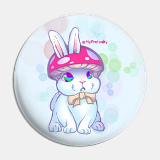 Mushroom Bunny Pin