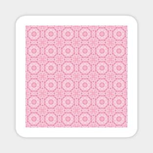 Pink stylized pattern in modern colors of current trends Magnet