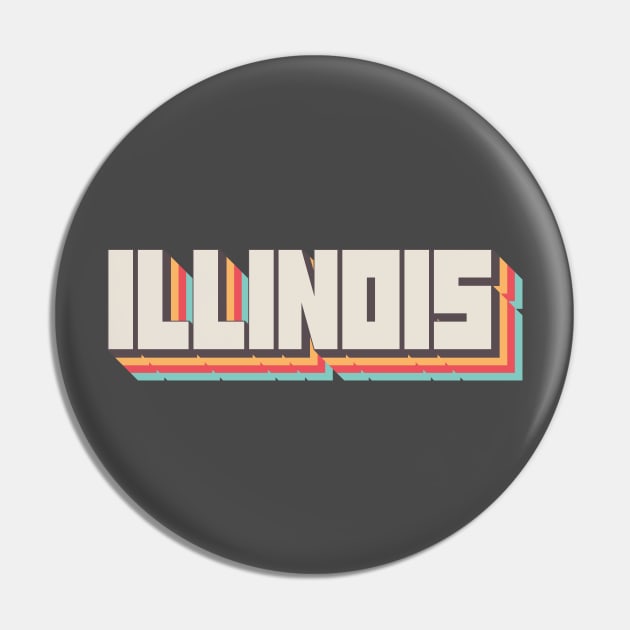 Illinois Pin by n23tees