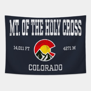 Mount of the Holy Cross Colorado 14ers Vintage Athletic Mountains Tapestry