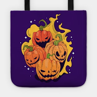 horror pumpkin halloween Celebration Tote