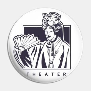 Noh theater, Onnamen performer Pin