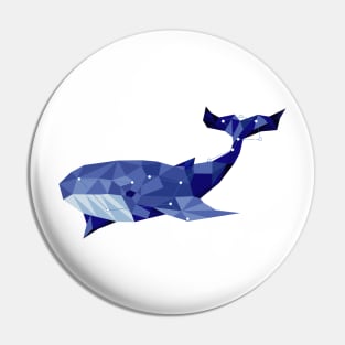 Whale constellation Pin