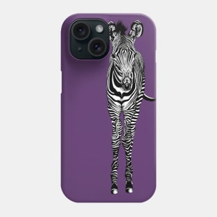 Grevys zebra foal Phone Case