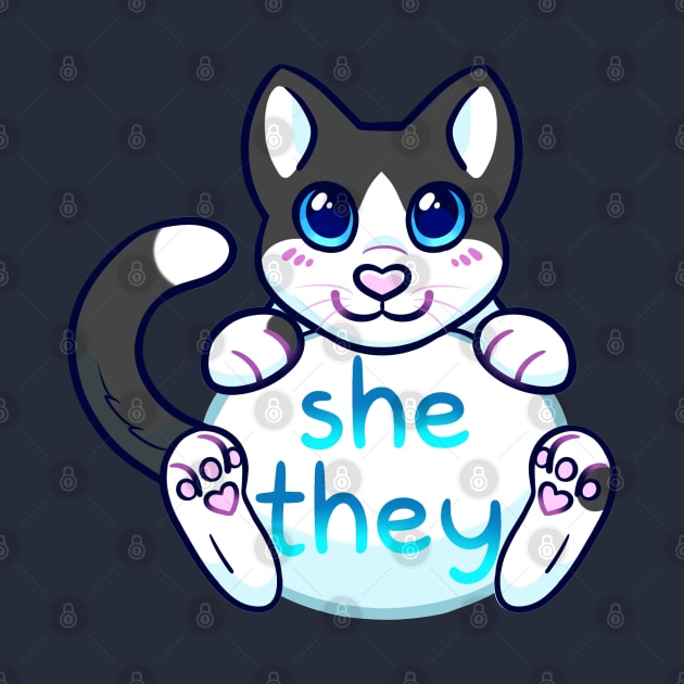 Kitty Pronouns - She/They by leashonlife