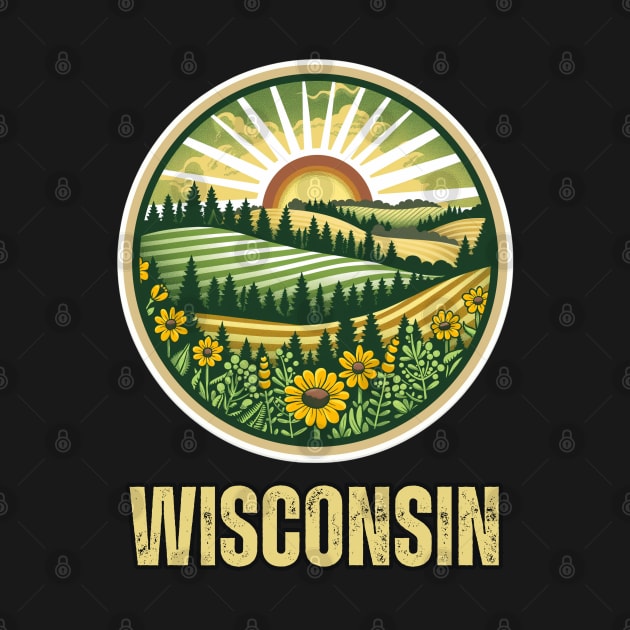 Wisconsin State USA by Mary_Momerwids