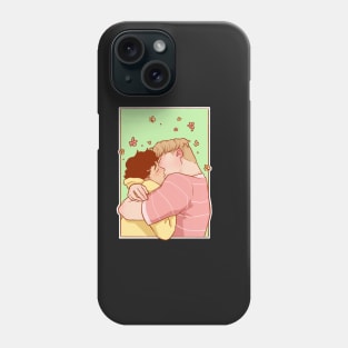 Nick and Charlie - heartstopper comic Phone Case