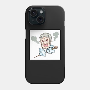 Angry man Phone Case