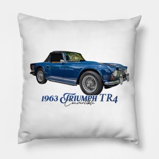 1963 Triumph TR4 Convertible Pillow