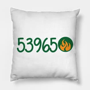 Camp Chi Zip Code Pillow