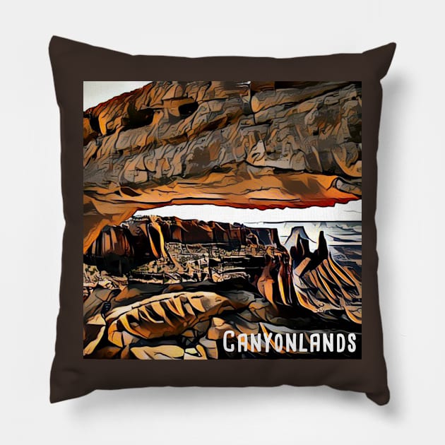 Canyonlands National Park - Mesa Arch Pillow by Reformation Design