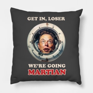 Get in, loser, we're going Martian Pillow