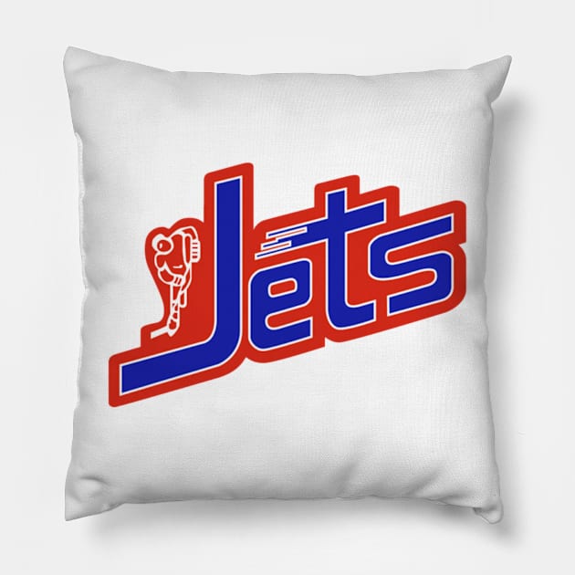 Winnipeg Jets Pillow by Jedistudios 