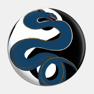 Yin Yang Dragon Pin