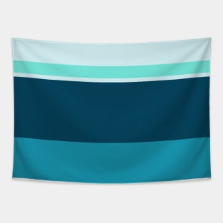 An unparagoned customization of Ice, Tiffany Blue, Blue-Green and Midnight Green (Eagle Green) stripes. Tapestry