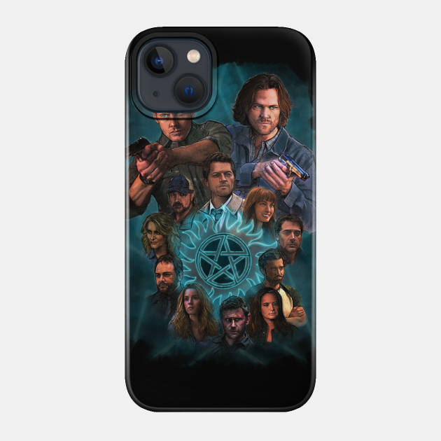 The Winchesters and friends - Supernatural - Phone Case