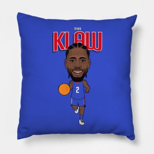 Kawhi Leonard 'The Klaw' Pillow