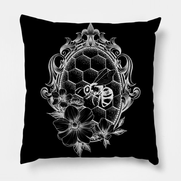 Bee aware Pillow by Rachellily