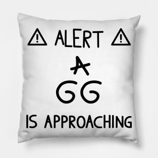 Alert A gg is approaching Pillow