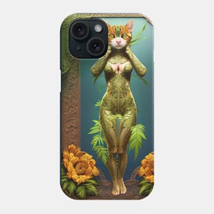 Cat Girl Vegetal Hybrid #01 Phone Case