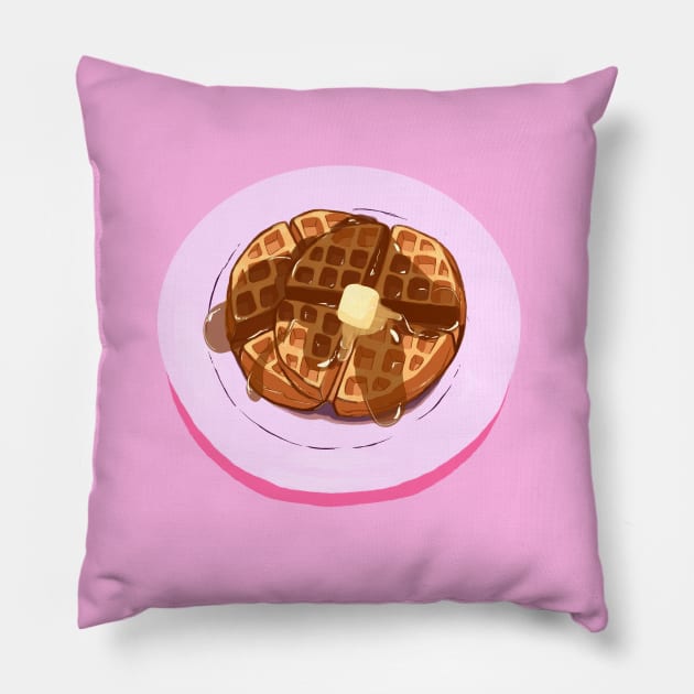 Waffles~ Pillow by claudiasghost