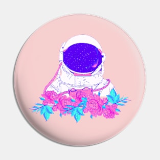 SpaceFloral Pin