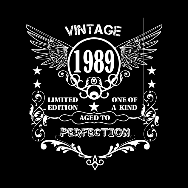 Vintage 1989 Aged To Perfection by Diannas