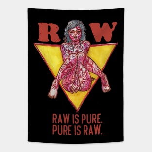 raw girl Tapestry