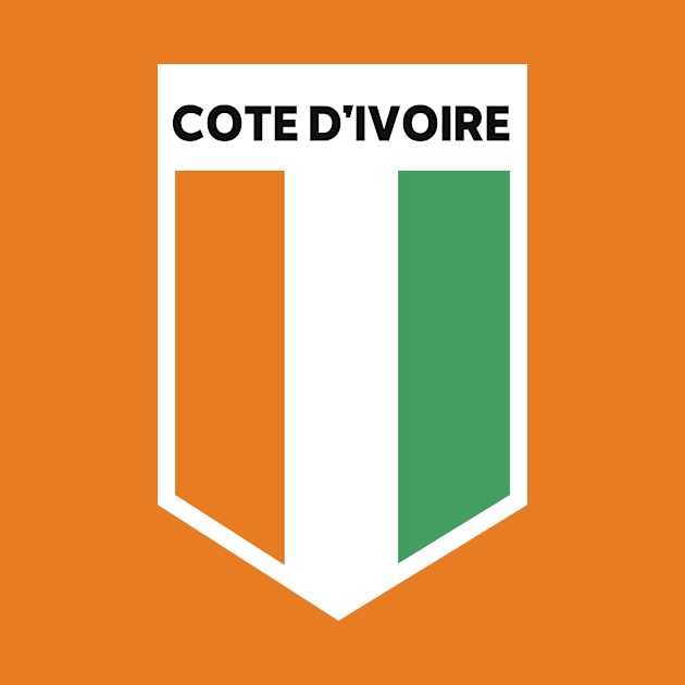 Ivory Coast Flag Emblem by SLAG_Creative