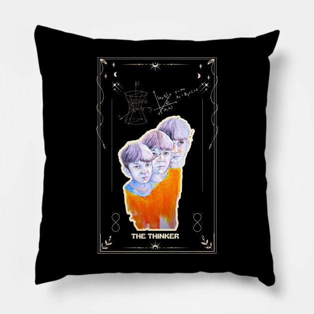 The Thinker Pillow by Manic Pantry